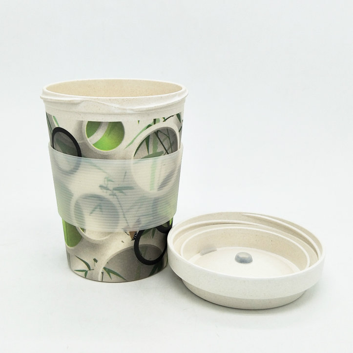 Эко-чашка из бамбукового волокна для кофе и напитков