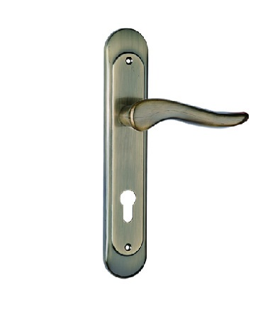 Furniture Hardware Iron and Aluminum Medium and Large African Indonesian Style Handle Lock Door Accessories Handle Door Lock