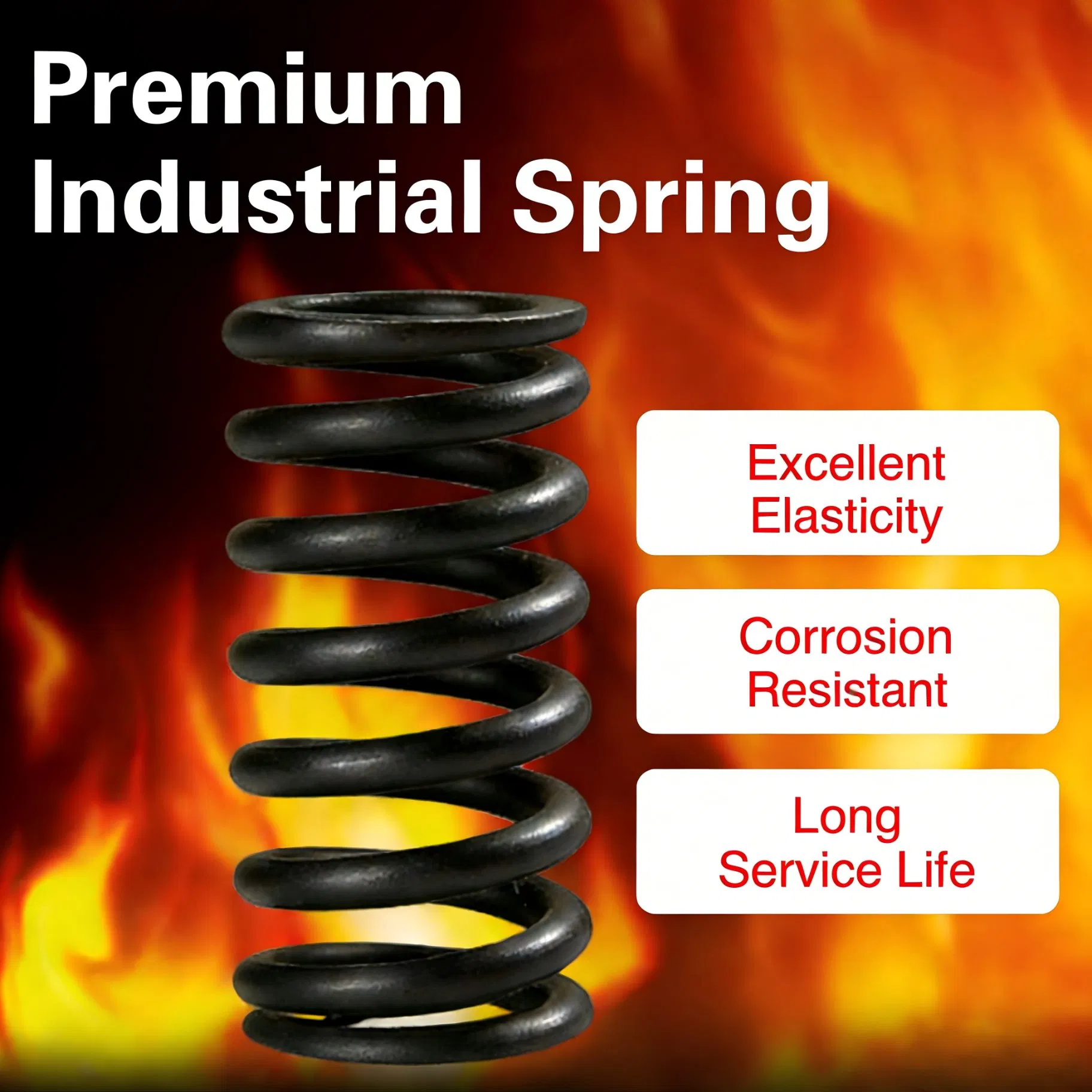 Промышленная пружина амортизаторная горячекатаная