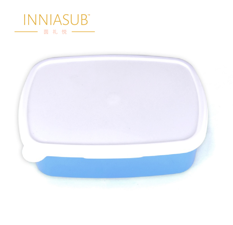 School Student DIY Sublimation Blanks Plastic Divided Lunch Box