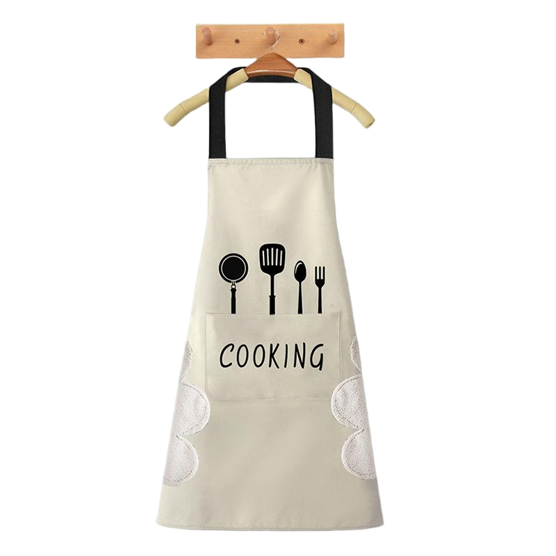 Pure Color Oilproof Bib Apron for Home Chefs and Cooks