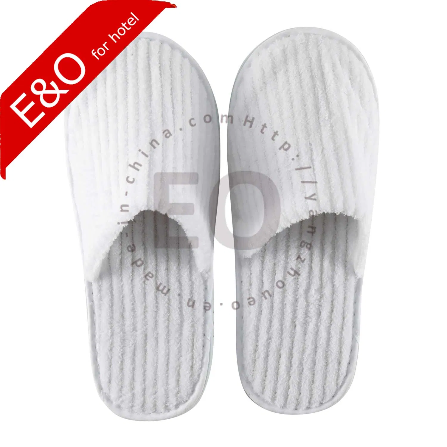 Non-Slips Shoes Women Striped Velvet Soft Home Slippers for Bedroom Indoor Floor