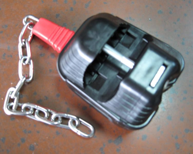 L103 Shopping Trolley Cart Coin Lock with Key Chain, Supermarket Trolley Lock