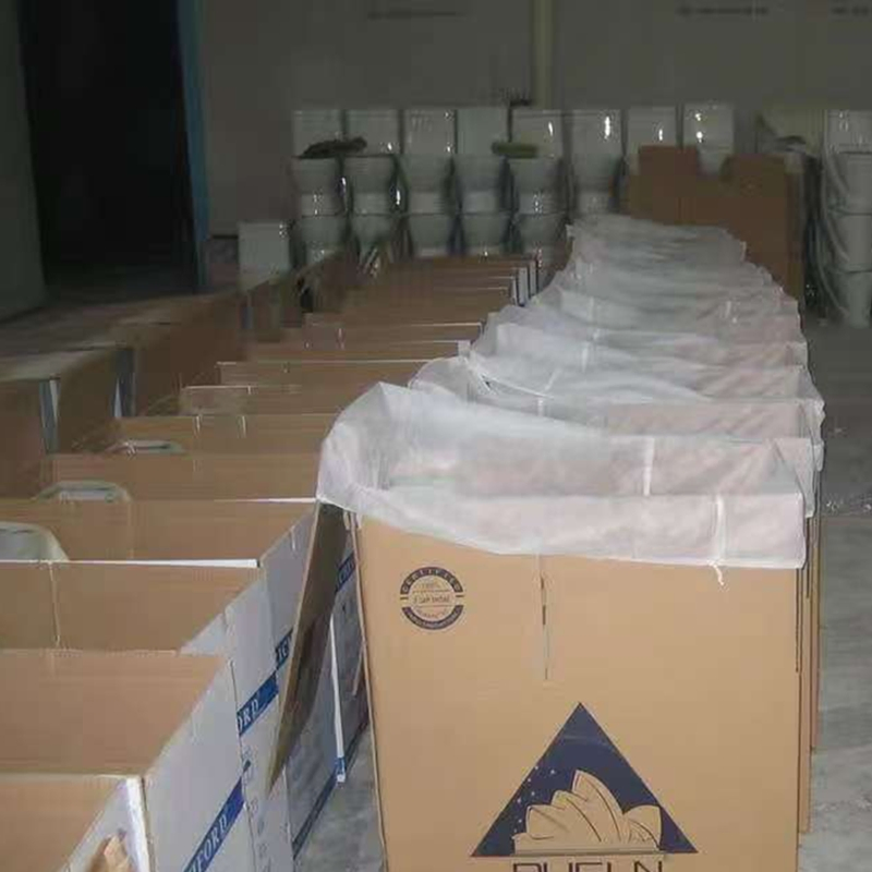 Modern Rimless Two-Piece Ceramic Toilet for European Standards