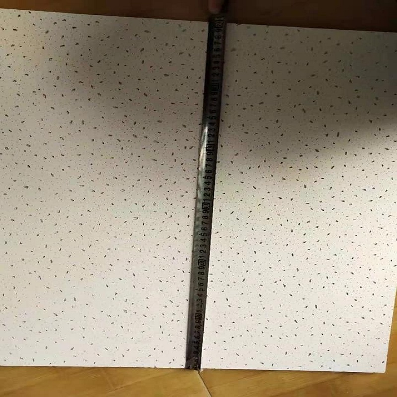 Acoustic Low Price Mineral Fibre False Ceiling Board 595*595*16mm