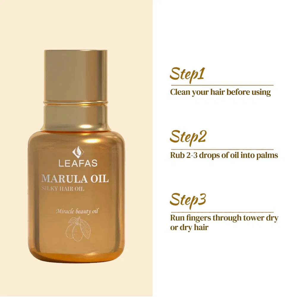 Hair Care Smooth Moisturizing Anti-Frizz Marula Oil Hair Oil