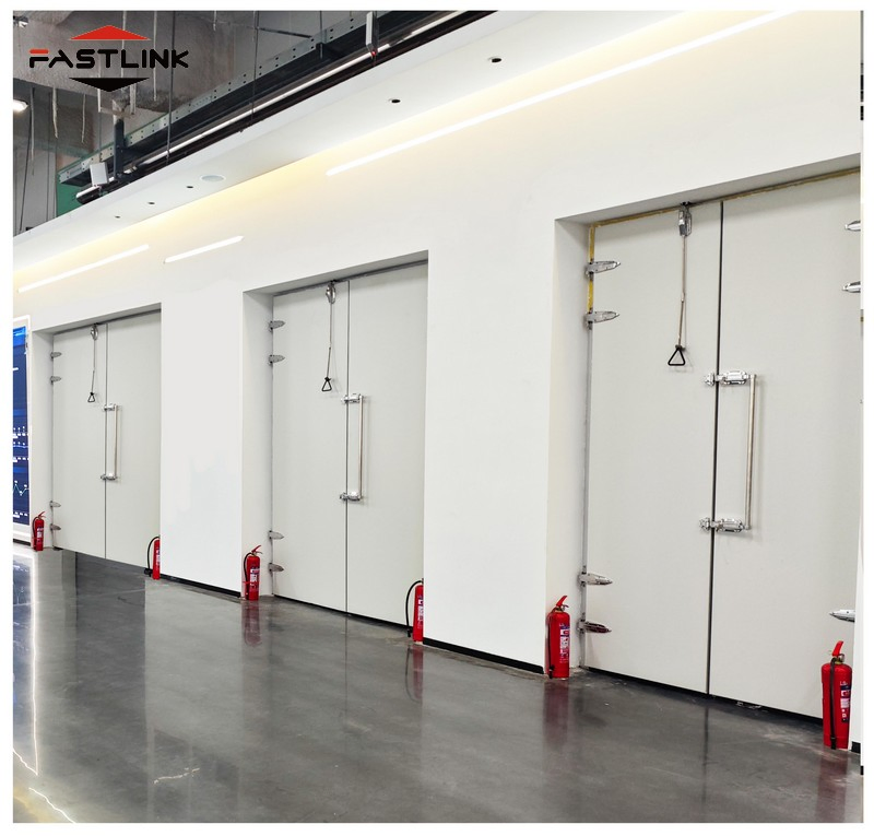 Fastlink Genuine New Product Explosion Factory Galvanized Steel Exterior Swinging Bar Doors