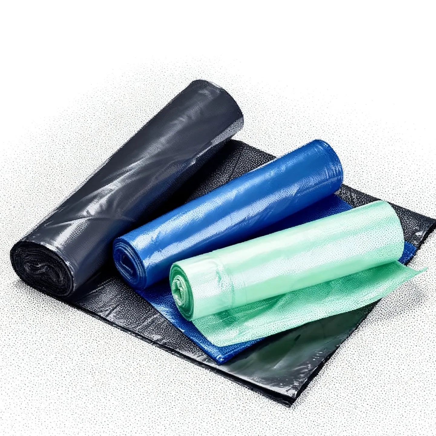 Unscented Small Trash Can Liners Garbage Bags Made From Virgin LDPE Material