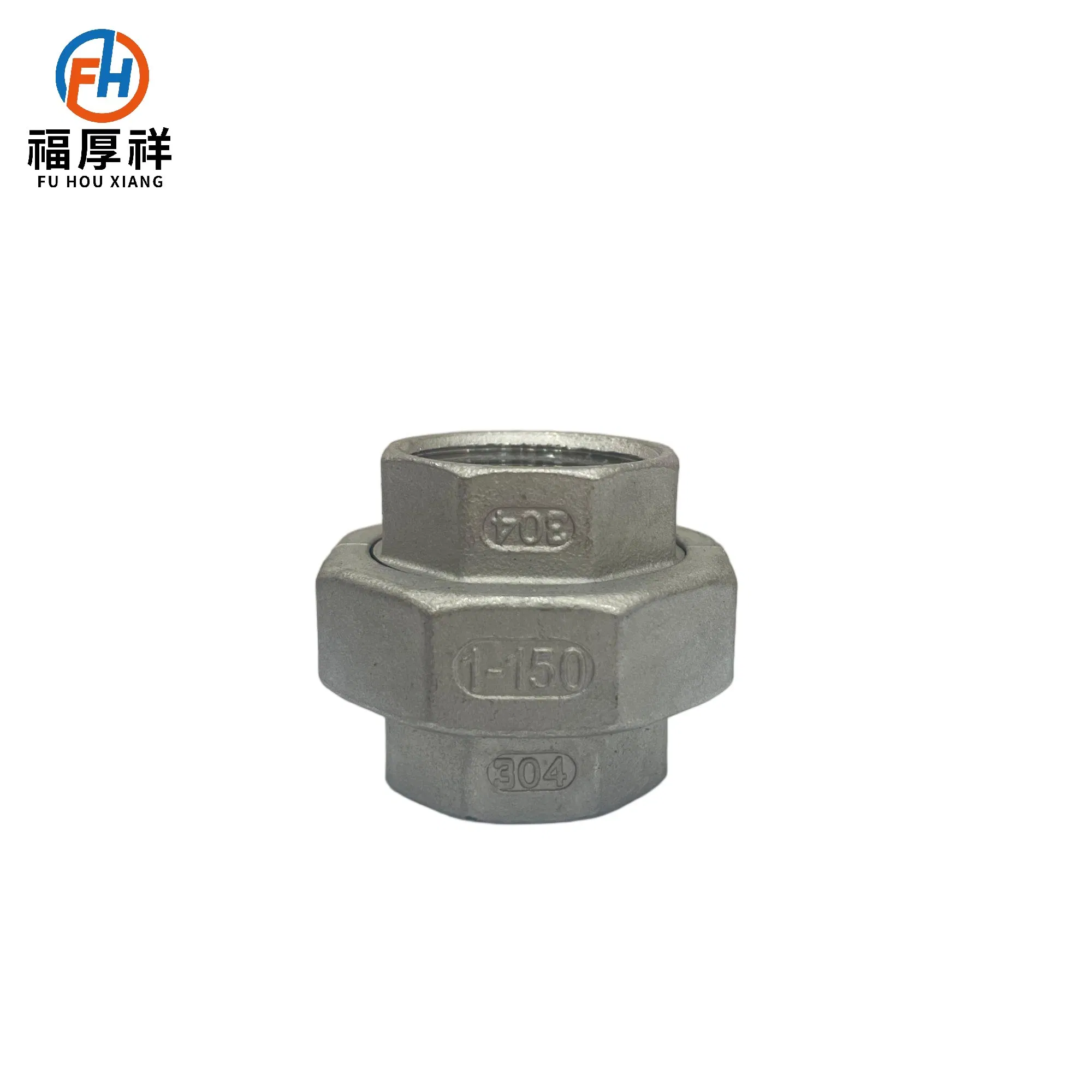 Stainless Steel Pipe Fitting OEM ISO High Pressure Threaded Union for Compression Pipe