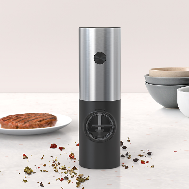 Battery-Powered Automatic Electronic Stainless Steel Salt & Pepper Mills Herb Grinder