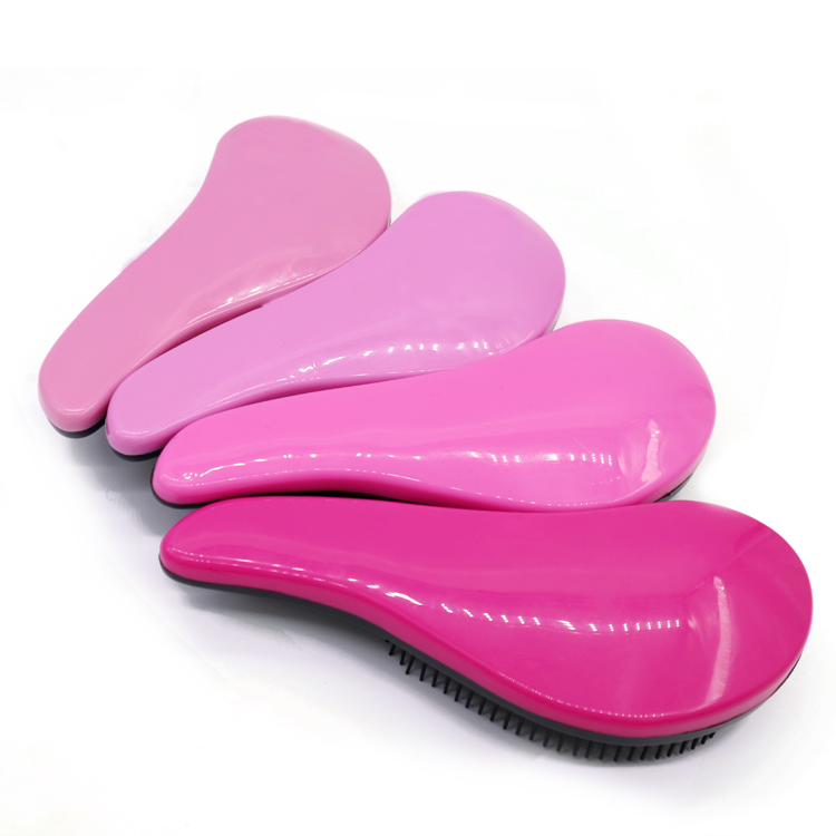 Wholesale New Design Professional Princess Hair Comb Plastic Detangle Hair Brush