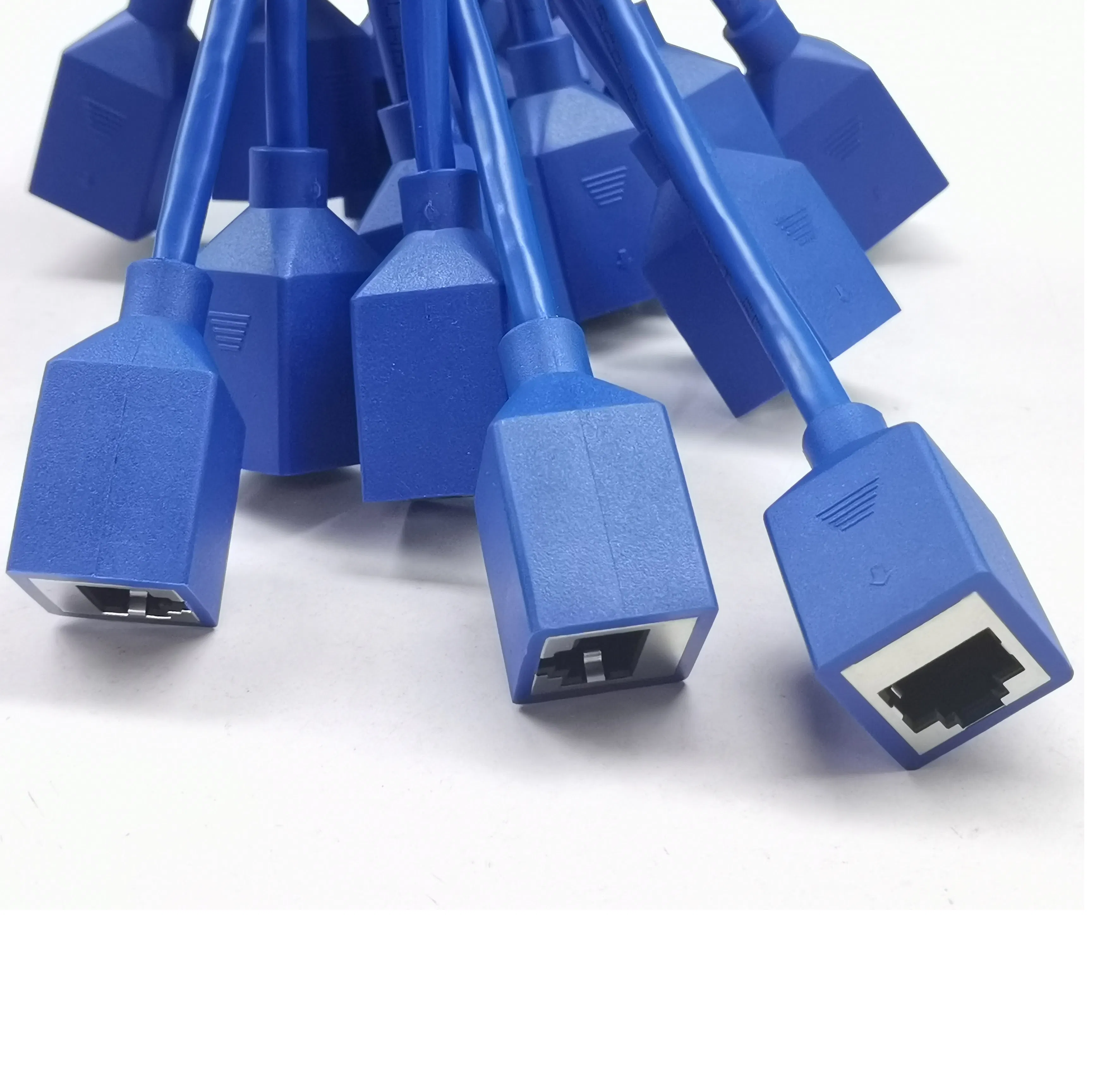 Сетевой кабель Ethernet Cat 5e и Cat 6 с коннекторами RJ45