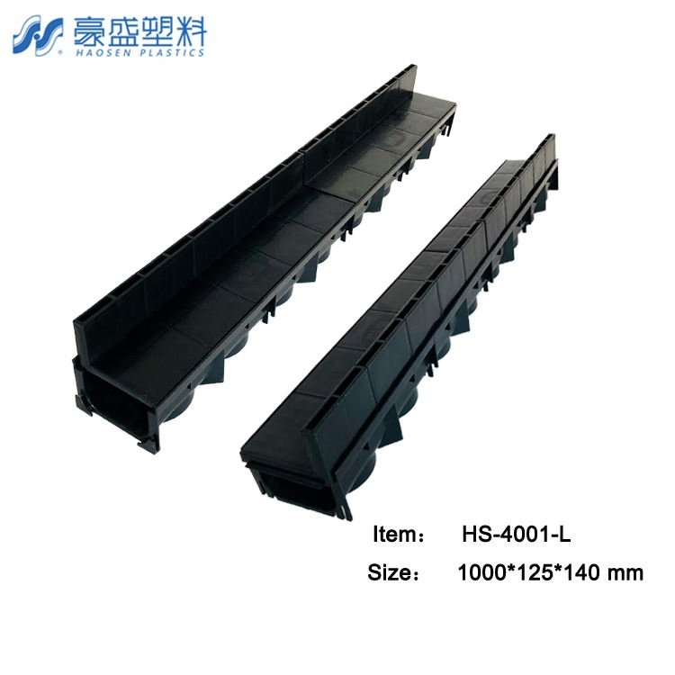 Wholesale Customization Plastic Drainage Channel with Slot Grate for Versatile Applications