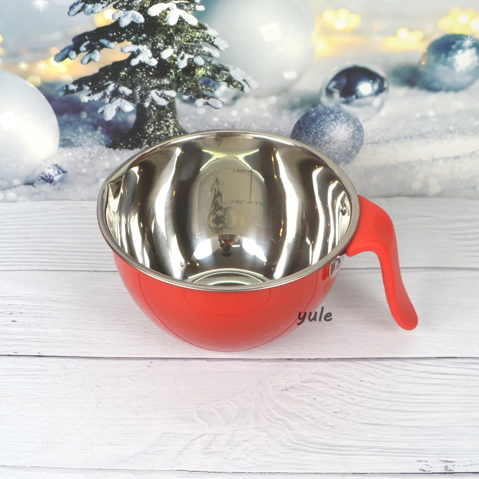 High Quality Factory Wholesale Colorful Bowl Stackable Stainless Steel Mixing Bowl Multifunctional Kitchenware