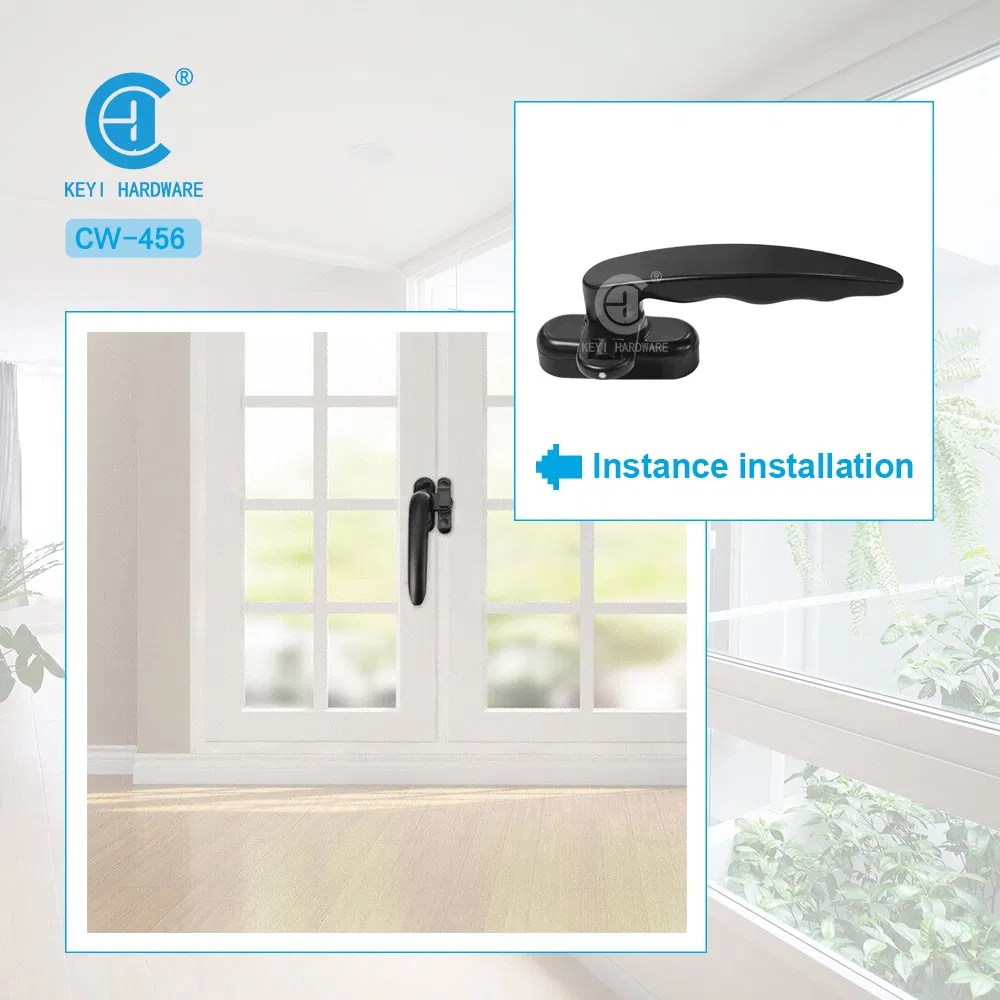 Security Aluminum Alloy Casement Window 7-Shape Handle