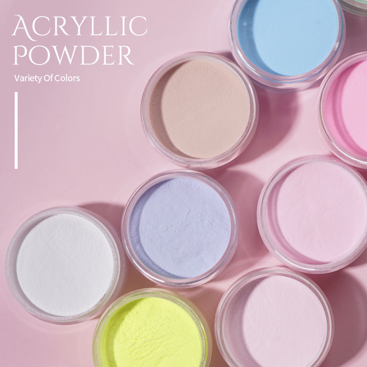 Acrylic Powder Private Label 1oz 2oz 4oz 8oz Nail Supplies Powder Nail Extension Acrylic Color Powder for Nails