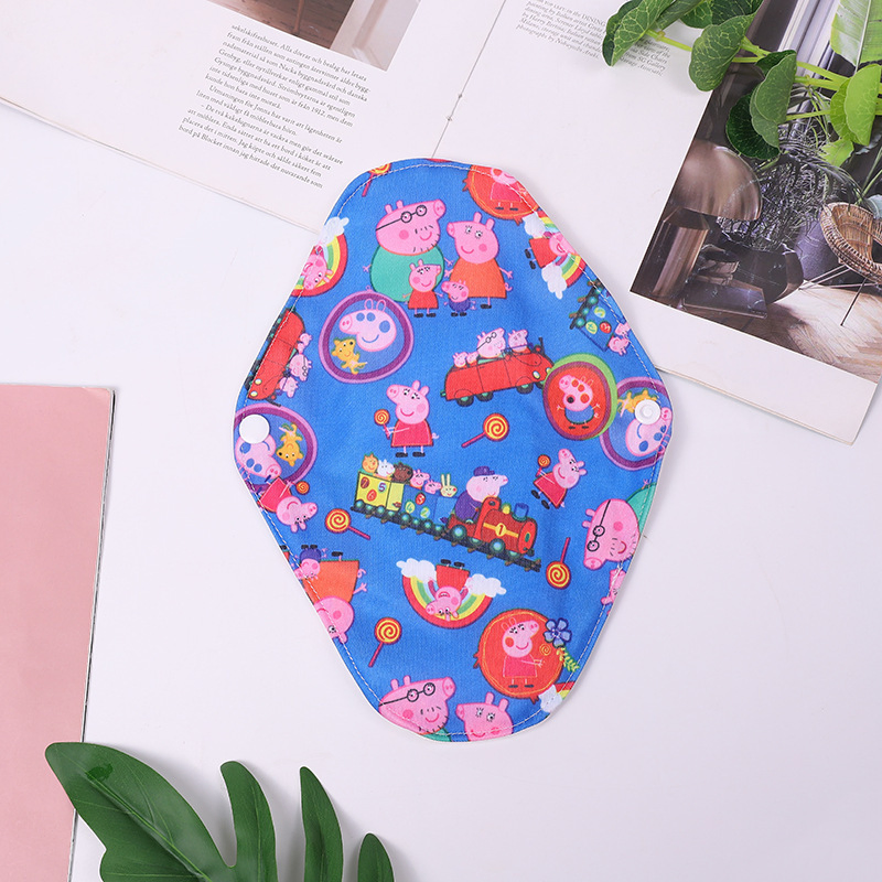 Reusable Washable Bamboo Breathable Menstrual Cloth Pad for Women