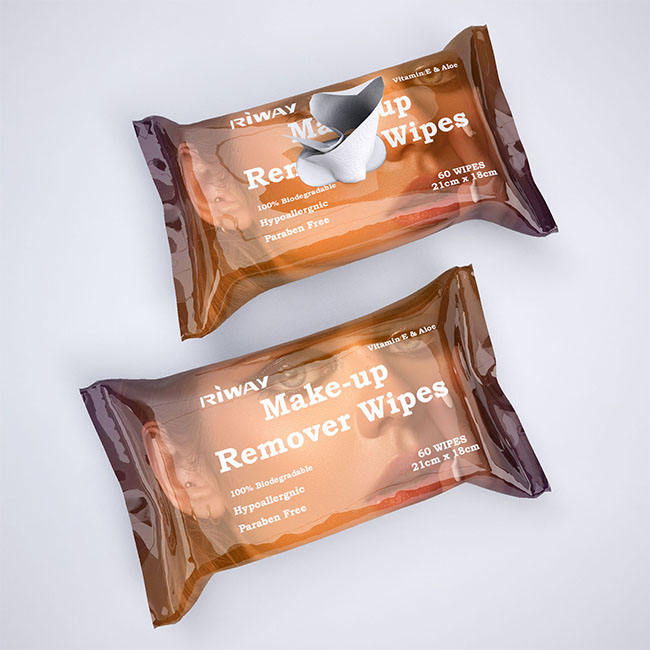 Disposable Makeup Remoyerwet Wipes Cute Face Cleansing Avocado Makeup Removing Wipes