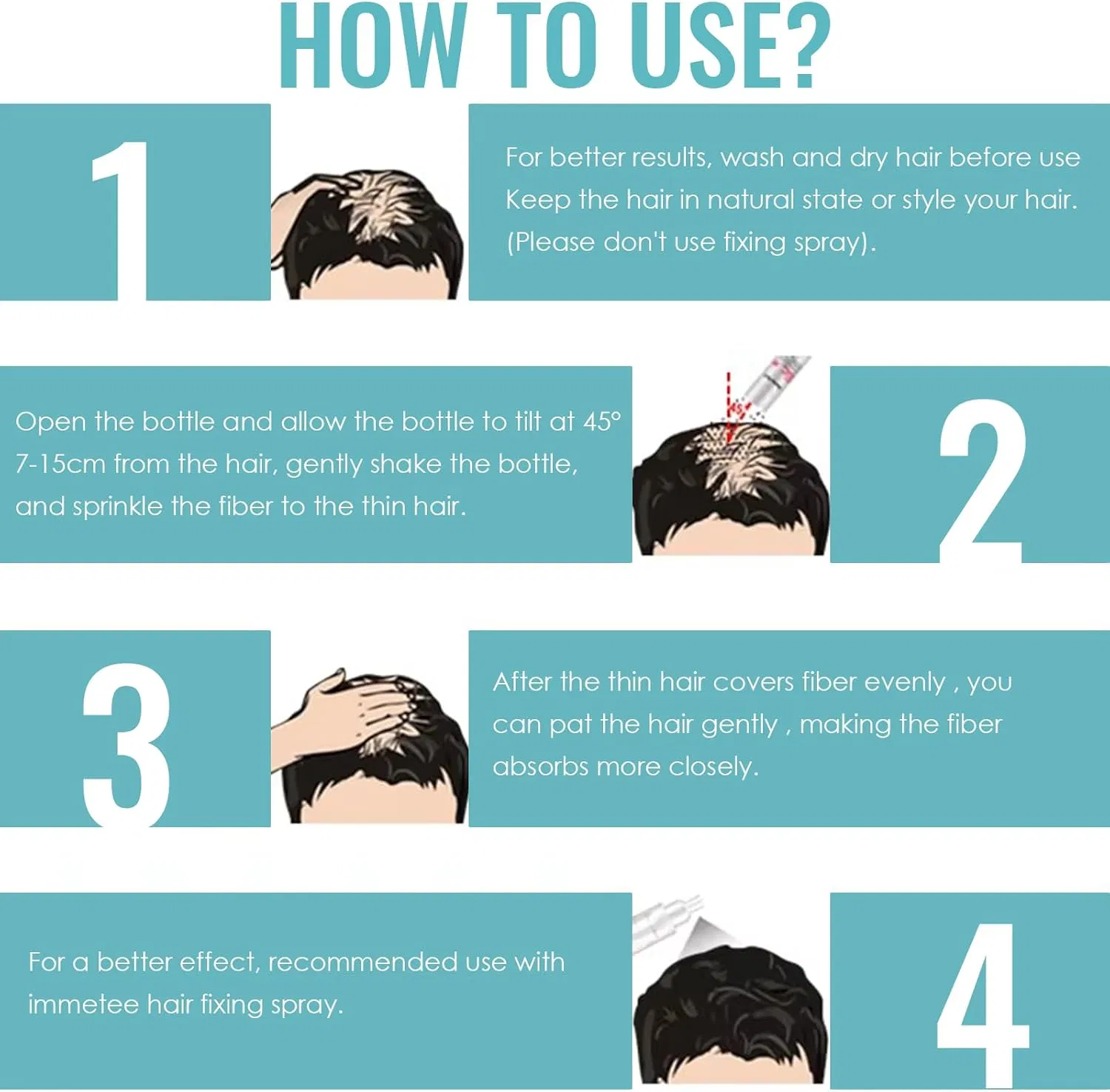 Grow Thick Hair Powder Fast Nourish Follicles Banish Thinning Naturally