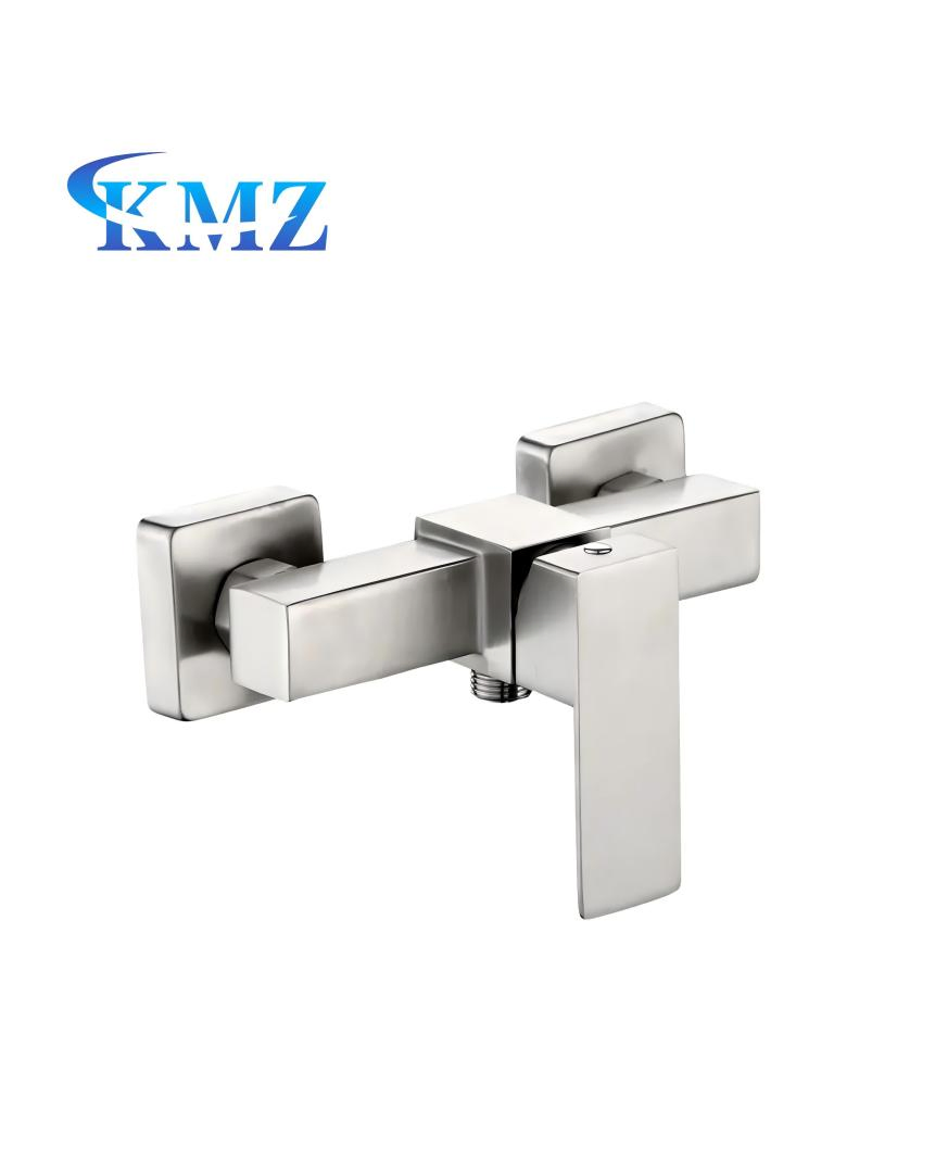 Hot Sale Brass Square Wall Mounted Single Handle Shower Mixer Faucet for Bathroom