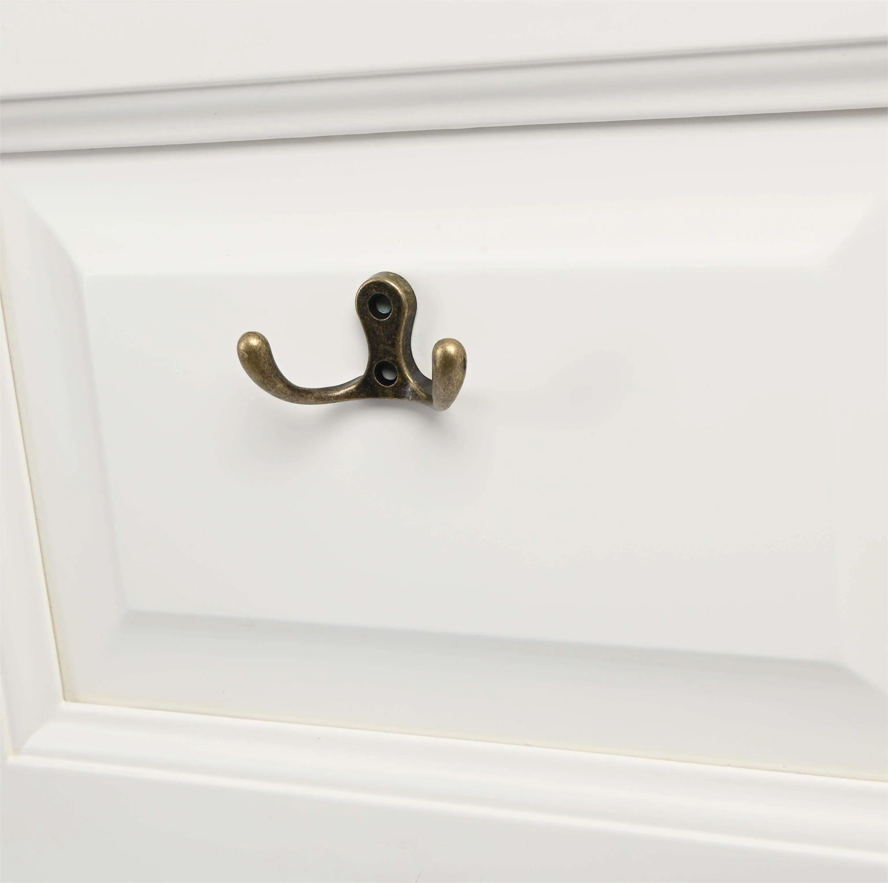 Hardware Metal Wall Mounted Double Hook Clothes Hook Hangers