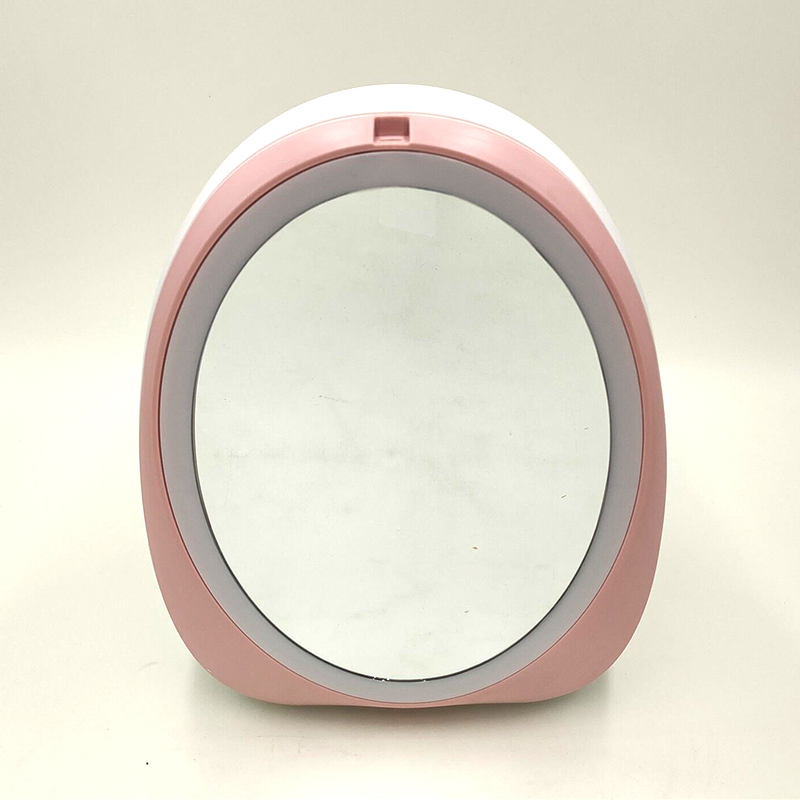 Egg LED Makeup Mirror with Storage Cabinet