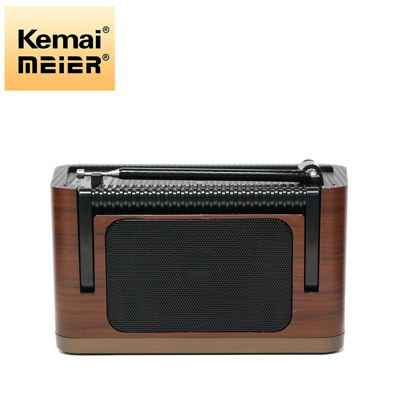 DC Rechargeable Am FM Retro Sw Radio Large Size Wooden External Am FM Radio