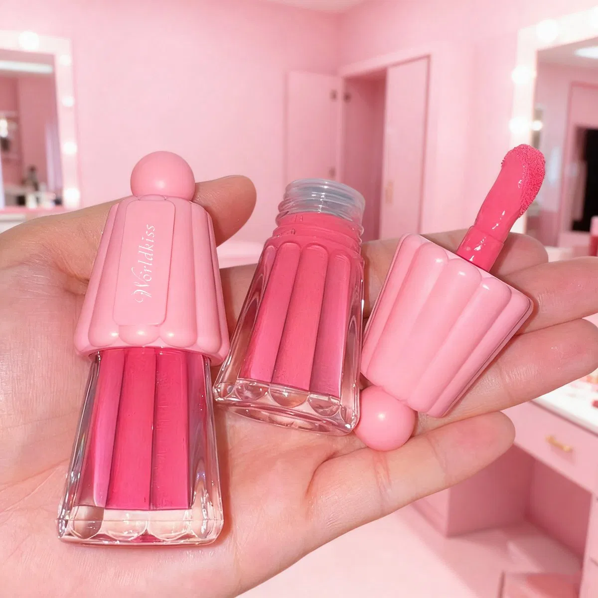 Pink Mineral Liquid Blush Vegan Long Lasting Cute Private Label Blush
