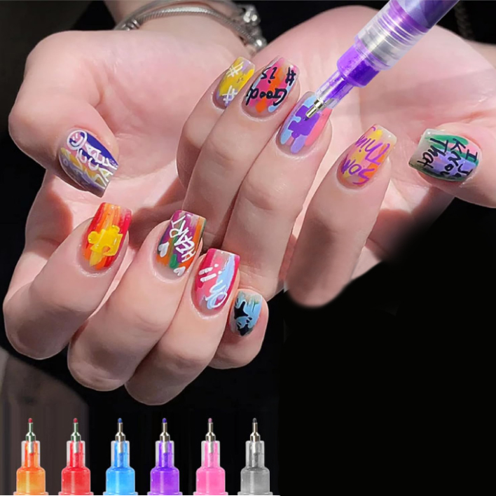 Penna Per Nail Art 3D Atossica Per Bambini Kid Nail Art Pen