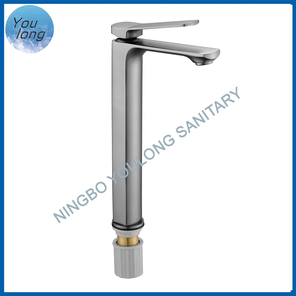 Modern Single Handle Square Faucet Brass Body Basin Mixer Tap Faucet