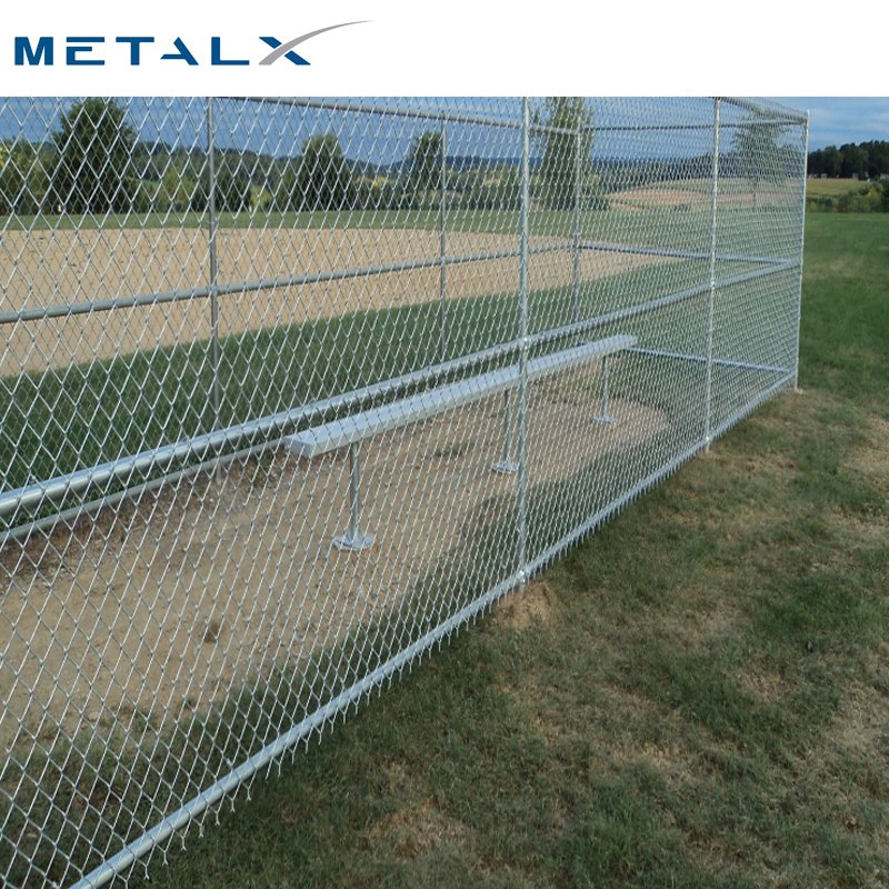 Chain Link Fence Barbed Wire Extension Arms Black Cyclone Fence Wire Mesh Chain Link Fence