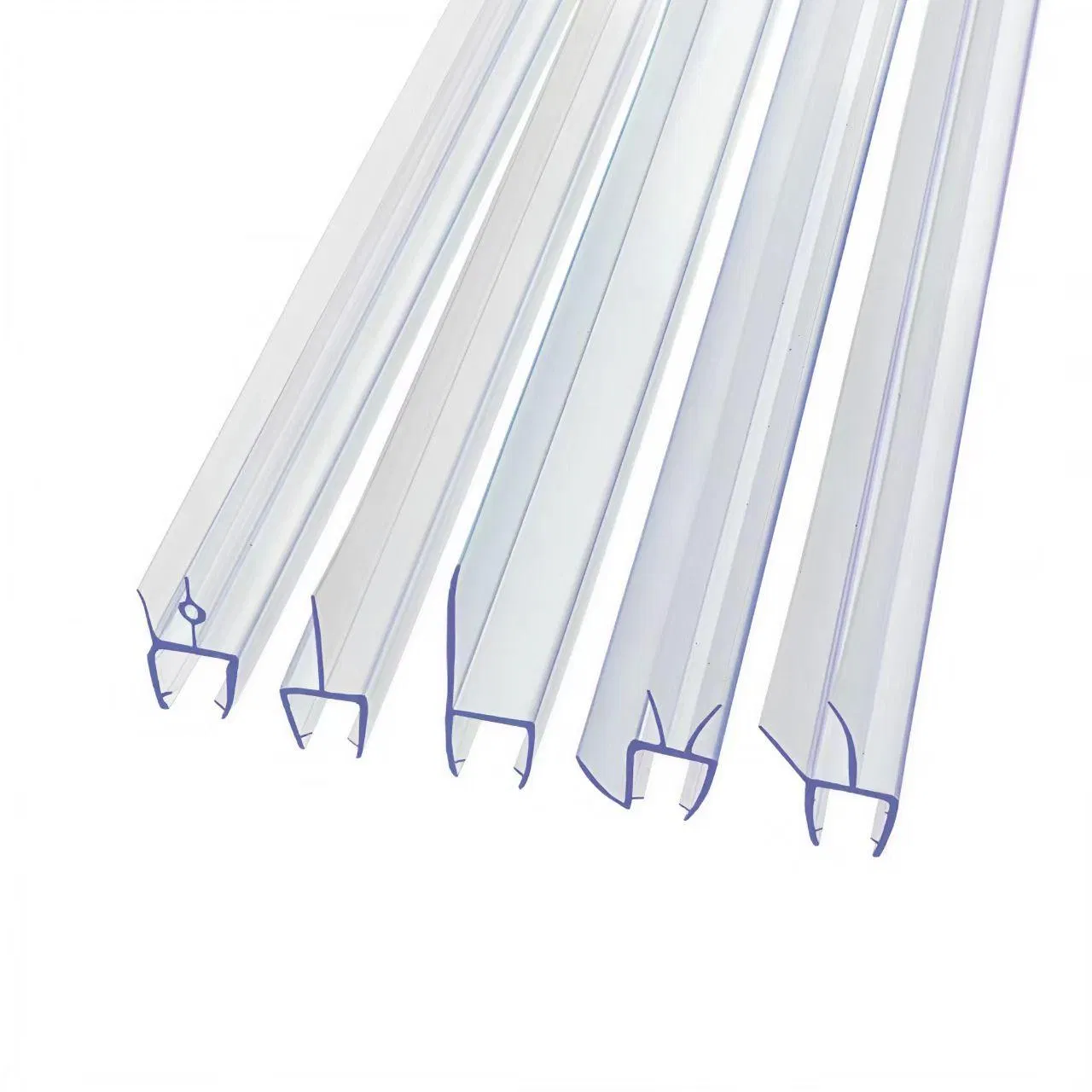 Flexible PVC Glass Door Seal with Soft Edge for Shower Cabin - Easy to Install