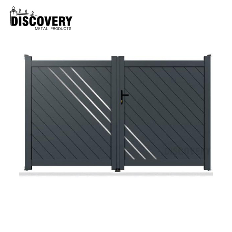 Easy Install Custom Design Swing Modern Style Gate for Villa