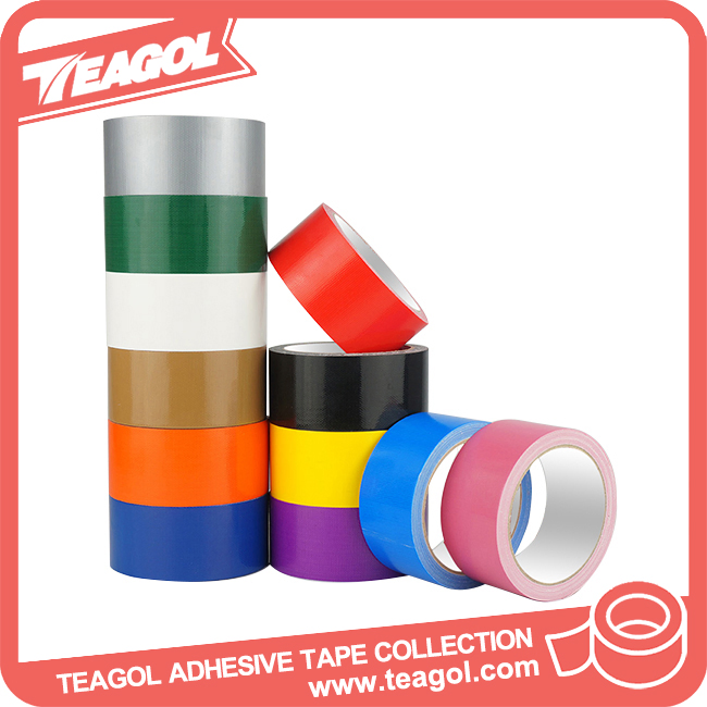 Art Paper Adhesive Waterproof Cloth Tape Pressure Sensitive Single Sided Cloth Duct Tape