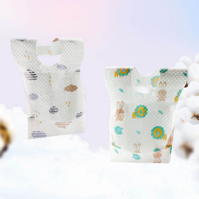 Ultra Thin Nonwoven Portable Disposable Baby Bib