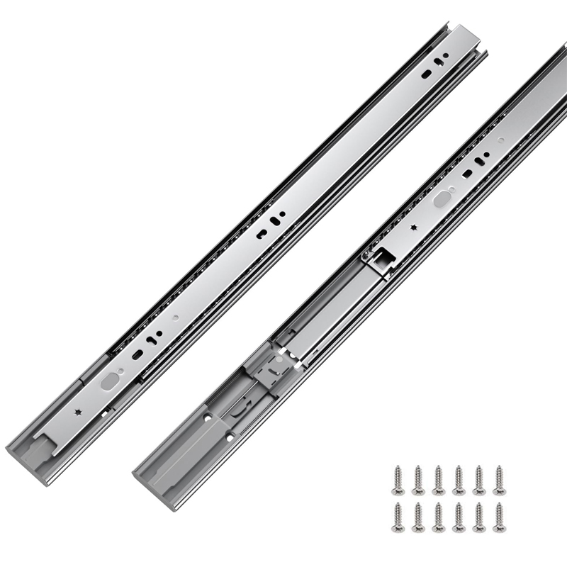 Metal Steel Central Track Full Extension Ball Bearing Drawer Slide