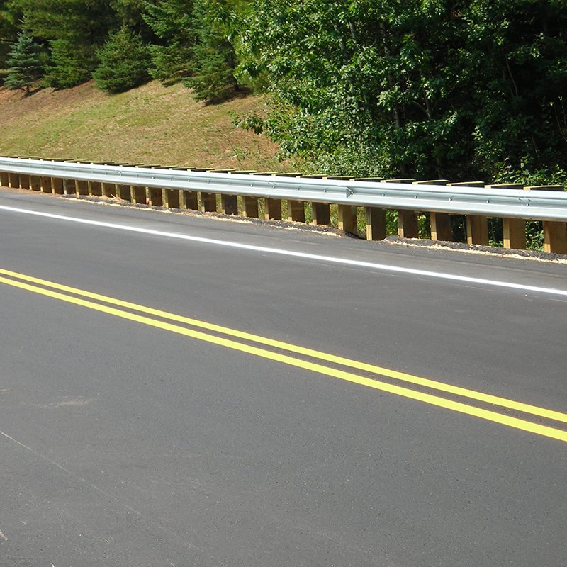 Galvanized Steel W-Beam Farm Guardrail