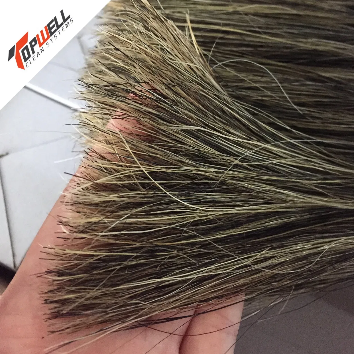 Щетка для мойки авто из щетины кабана с алюминиевой головкой