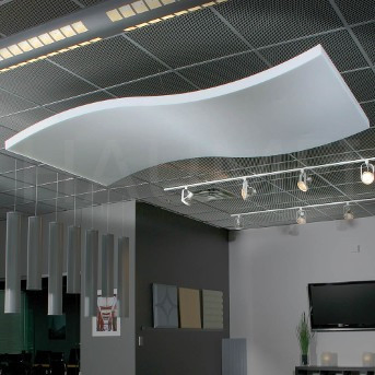 Huamei Factory Soundproofing Material Suspended Decorative Material Board Acoustic Ceiling Panel
