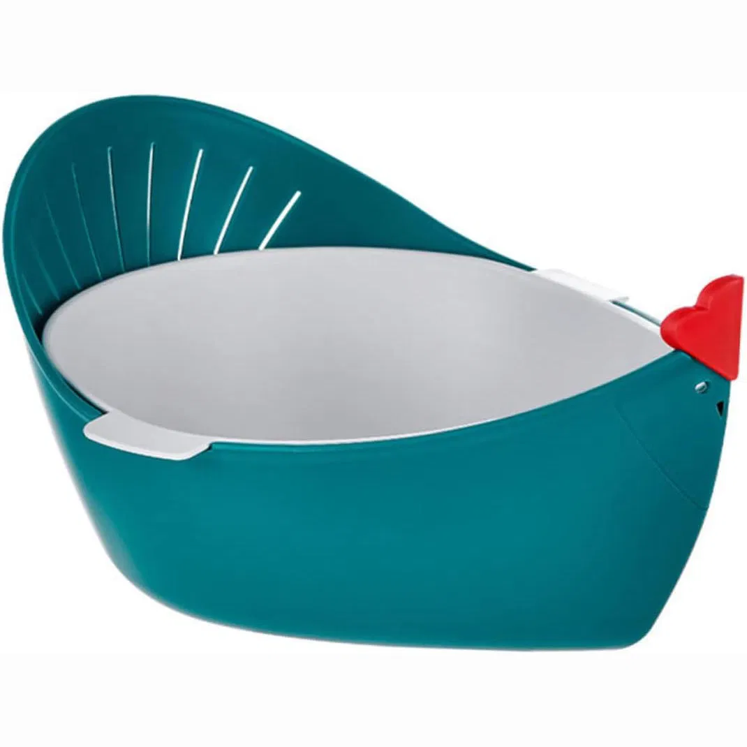 Unique Double-Layer Plastic Drain Basket Colander Strainer Colander Bowl Basket