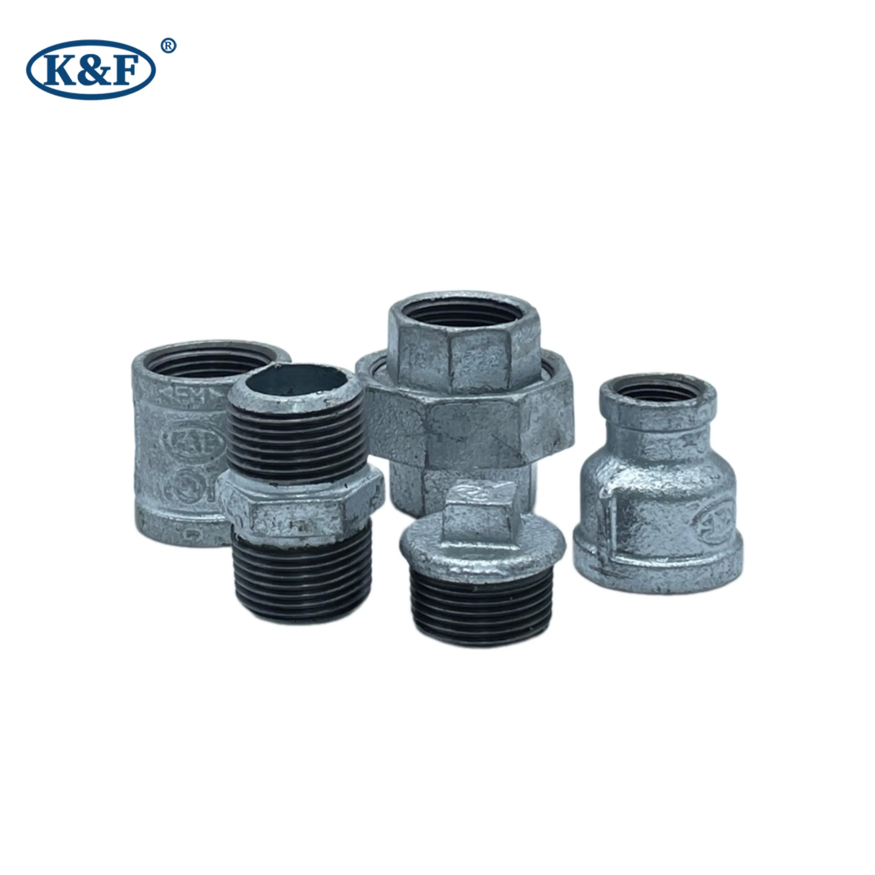 Kanaifu Galvanized Malleable Iron Cast Iron Pipe Fitting Reducing Socket with FM/UL for Water Supply