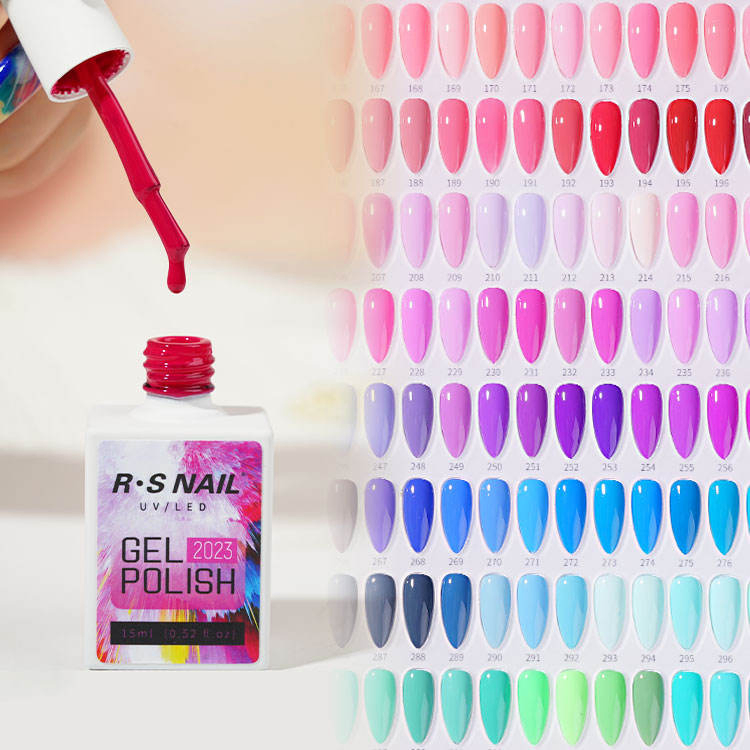 R S Nail 3 Step Gel New 640 Colors Nail Gel Polish Create Your Own Brand Long Lasting Private Label UV Gel Nail Polish