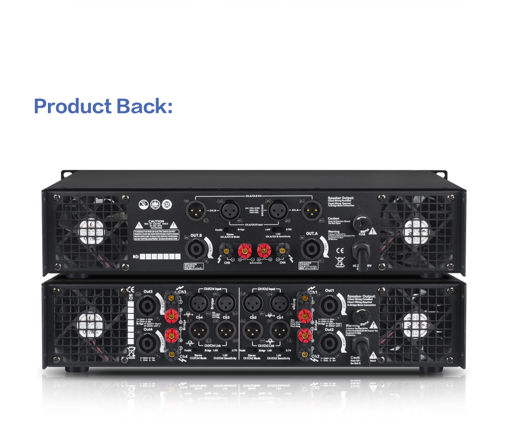 Fp2400 400W*2 Professional Audio Power Amplifier for Home Audio Power Amplifier