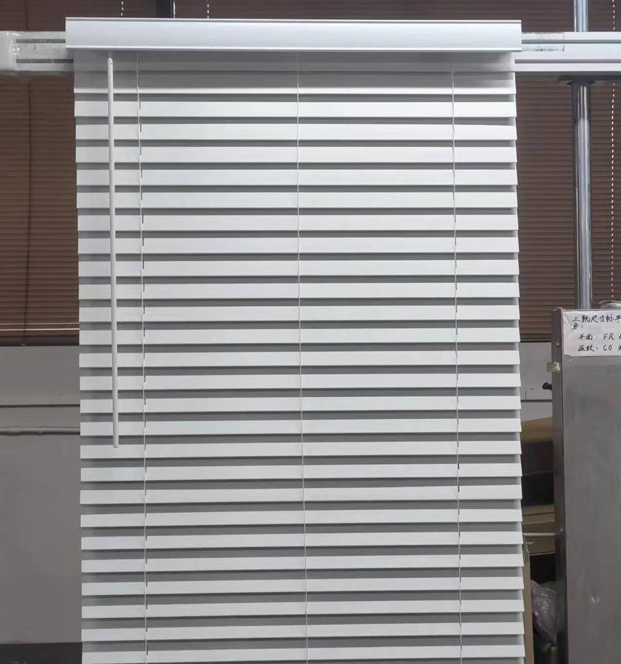 Interior Window 50mm Cordless Faux Wood Venetian Blind