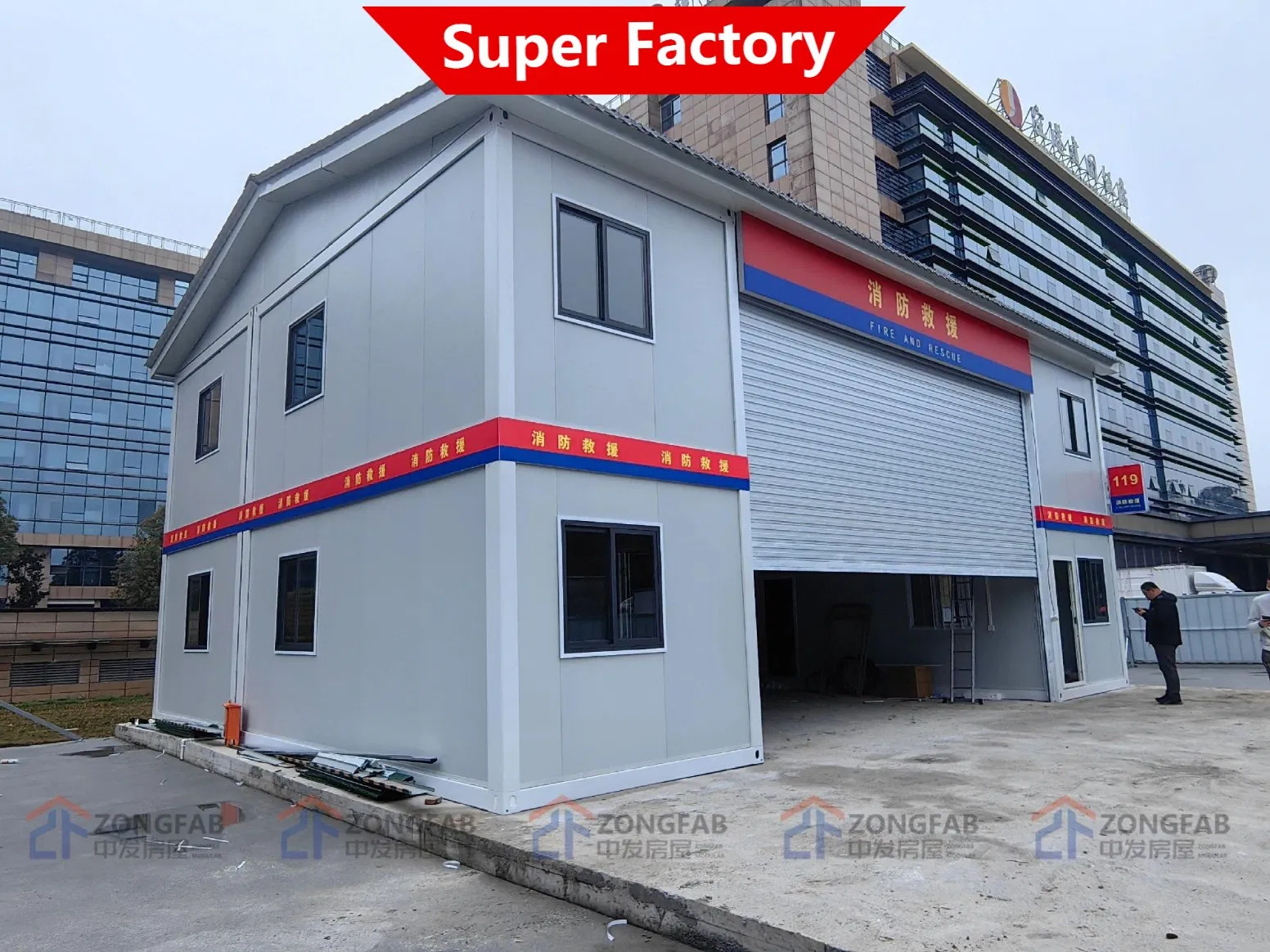 Portable Mobile Modular Prefab Pod Space Capsule House Home with Bedroom Kitchen Washroom