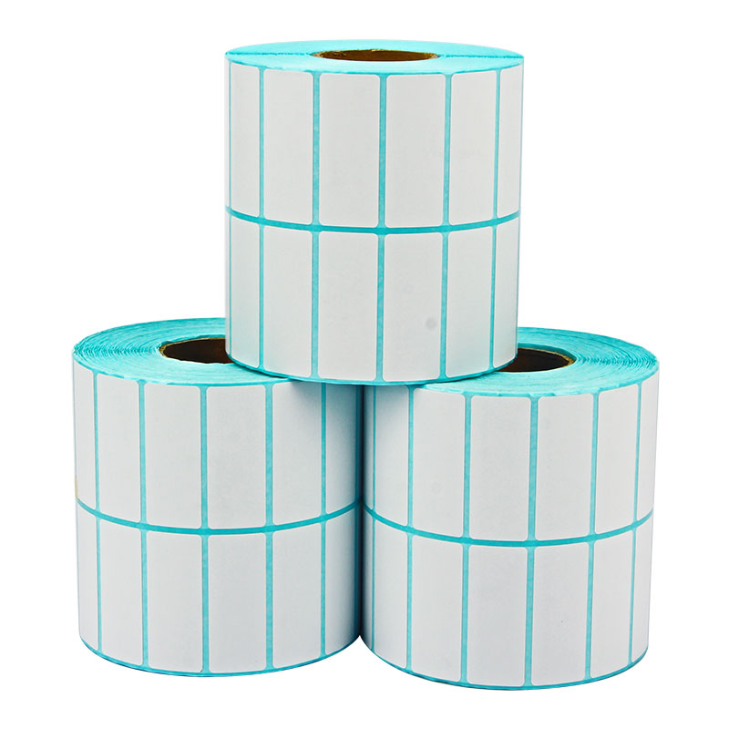 Zebra Printer Barcode White Self Adhesive Thermal Label Blank Sticker Paper Roll