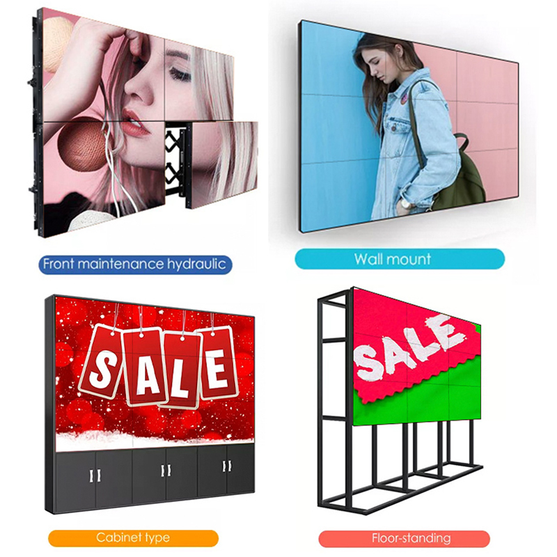 55-дюймовый LCD видеостен с ультраузкой рамкой 0.88 мм