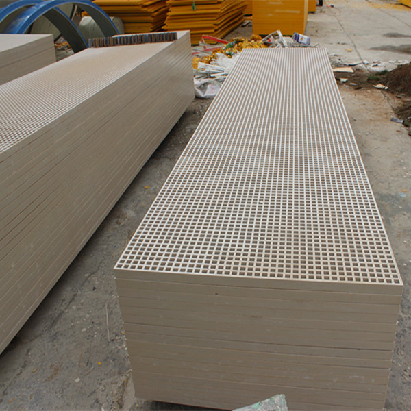 Factory Price Fiberglass Plastic Reinforced FRP Grating for Drain Cover GRP Swimming Pool & Deck Overflow Floor Panel