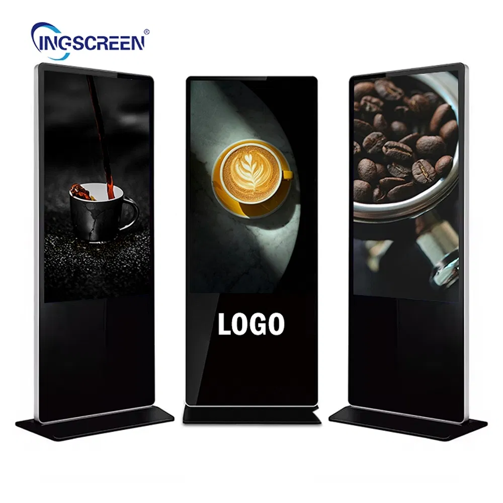 Remote Management Anti-Scratch OEM ODM Custom Vertical LCD Advertising Player