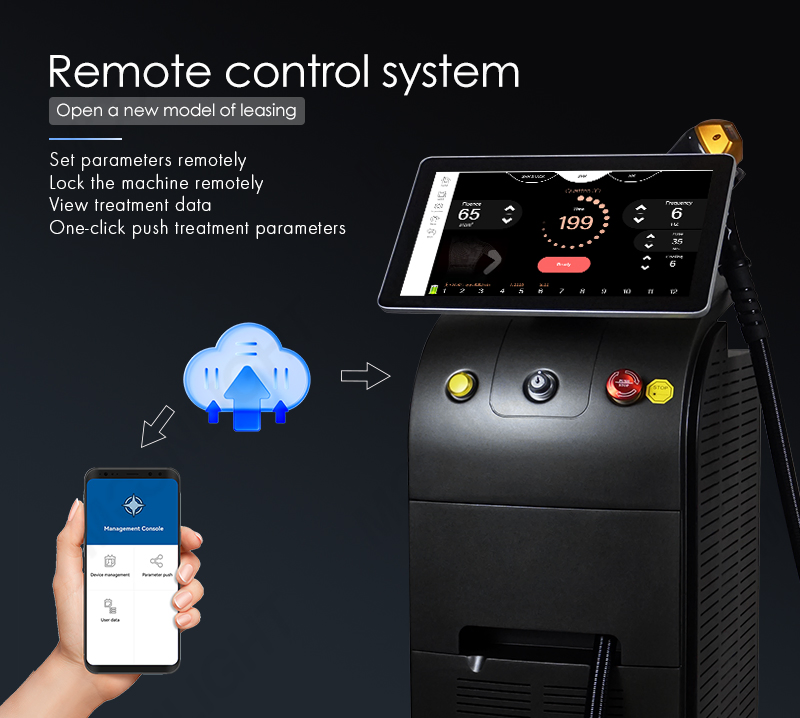 New Material 2024 Dual Handle Hair Removal Device 1800W 2400W 4 Wavelength 755nm 808nm 940nm 1064nm Diode Laser Hair Removal Machine